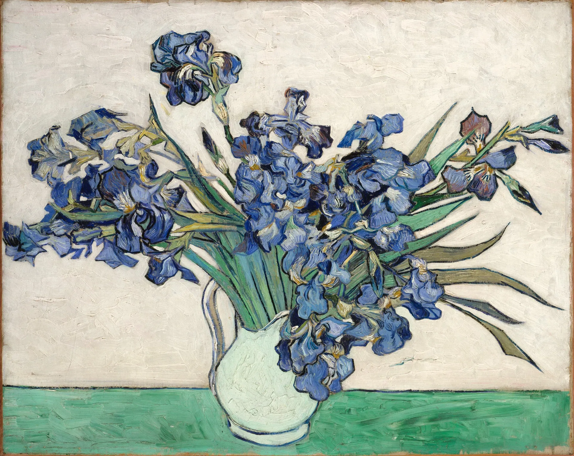 Vase with Irises